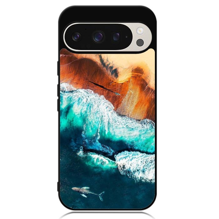 Wave painting Google Pixel 9 | Pixel 9 Pro Case OV10951