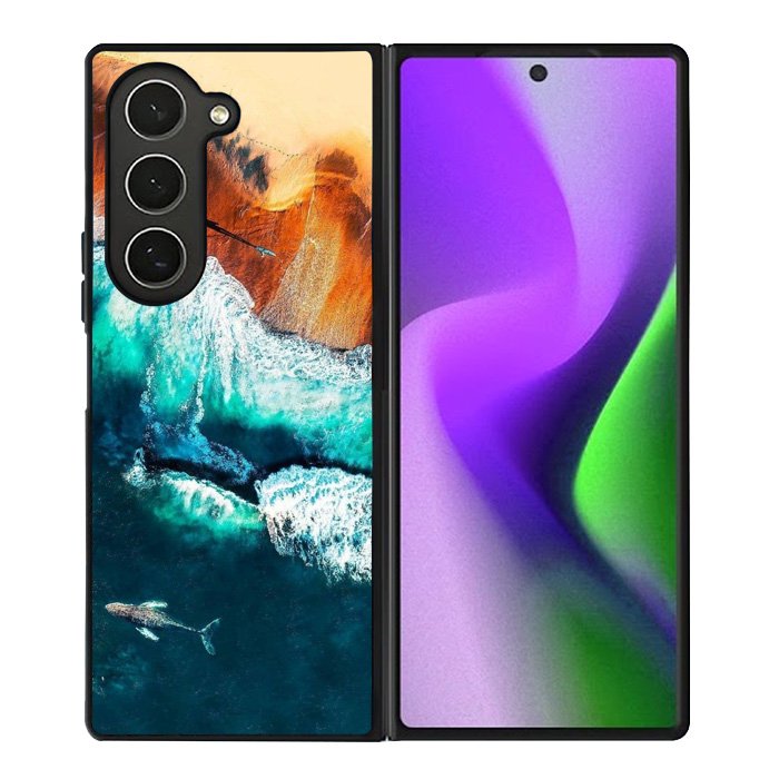 Wave painting Samsung Galaxy Z Fold 6 5G 2024 Case OV10951