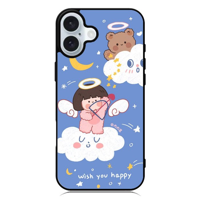 Wish you happy iPhone 16 Case QC10957