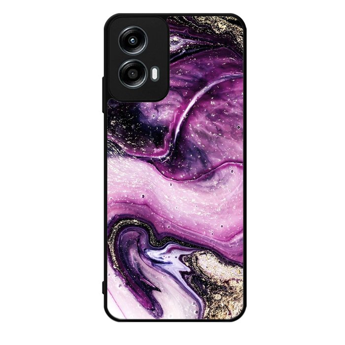 marble purple Motorola Moto G Play 2024 Case OV10964
