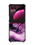 marble purple Motorola Moto Razr Plus 2023 , Moto Razr+ 2023 Case OV10964