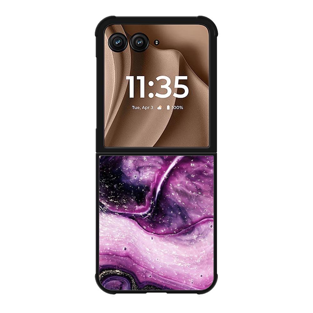 marble purple Motorola Moto RAZR Plus 2025 Case OV10964