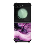 marble purple Samsung Galaxy Z Flip 6 5G 2024 Case OV10964
