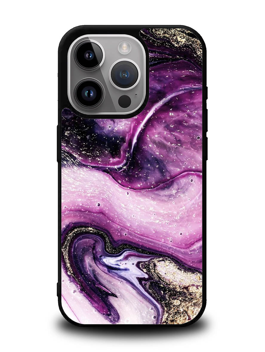 marble purple iPhone 16 Pro Case OV10964