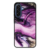 marble purple Samsung Galaxy A17 Case OV10964