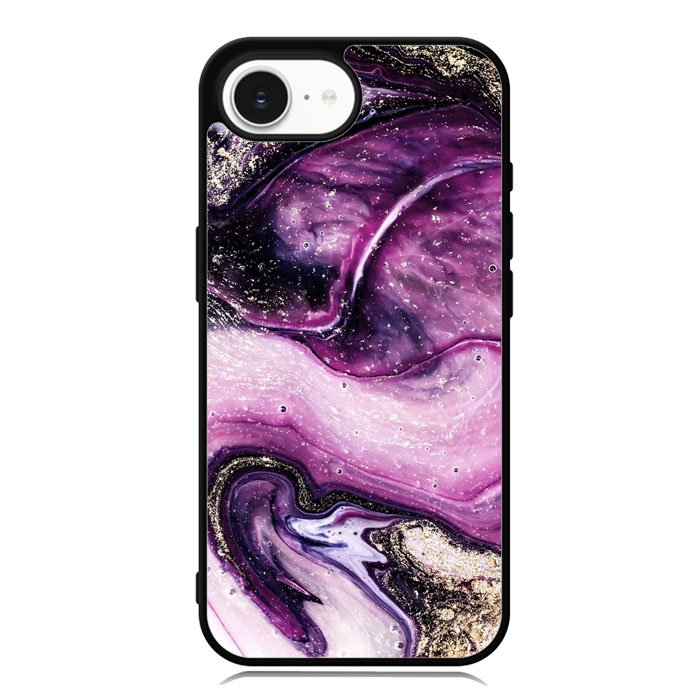 marble purple iPhone 16e Case OV10964