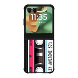 cassette tape pink Motorola Moto RAZR 2025 Case OV11190