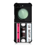 cassette tape pink Samsung Galaxy Z Flip 6 5G 2024 Case OV11190