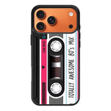 cassette tape pink iPhone 17 Pro Max Case OV11190