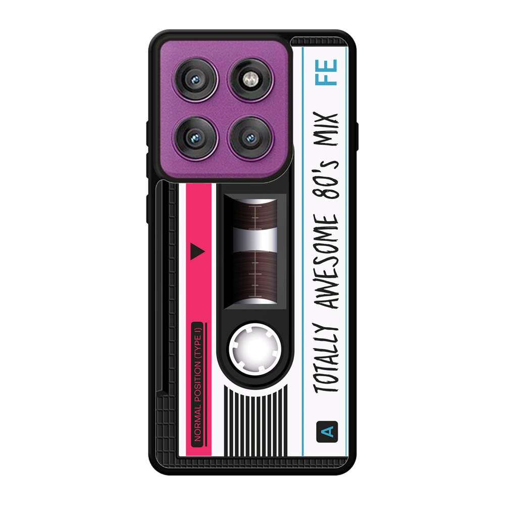 cassette tape pink Motorola Moto Edge 60 Pro Case OV11190