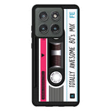 cassette tape pink Motorola Moto Edge 2025 Case OV11190