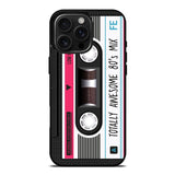 cassette tape pink iPhone 16 Pro Max Case OV11190