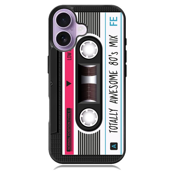 cassette tape pink iPhone 17 Case OV11190