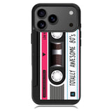 cassette tape pink iPhone 17 Pro Case RC11190