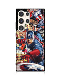 Captain America Samsung Galaxy S23 Ultra 5G Case QC11189