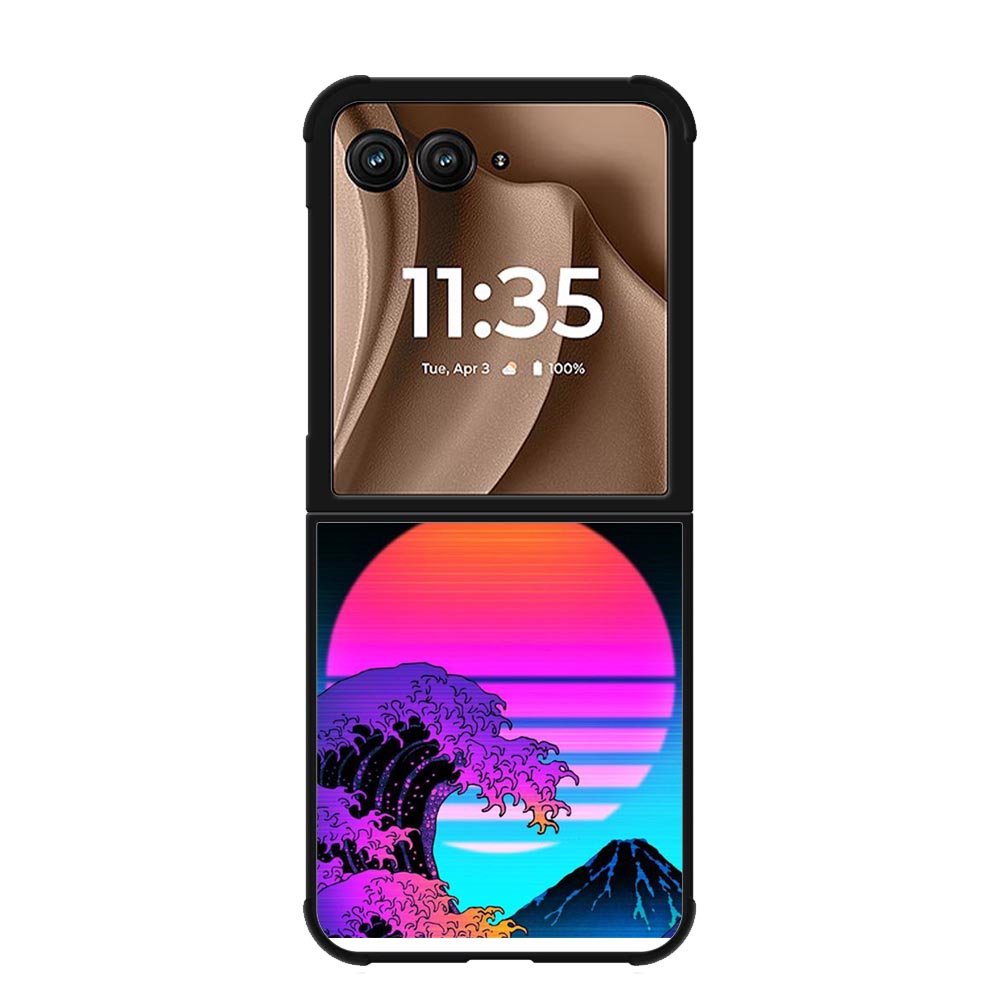 Japanese wave Motorola Moto RAZR Plus 2025 Case OV11121