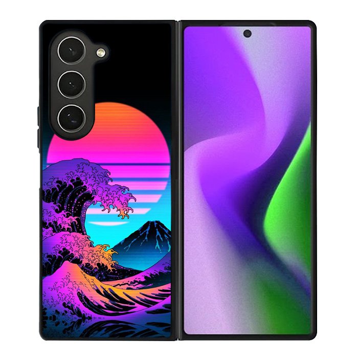 Japanese wave Samsung Galaxy Z Fold 6 5G 2024 Case OV11121