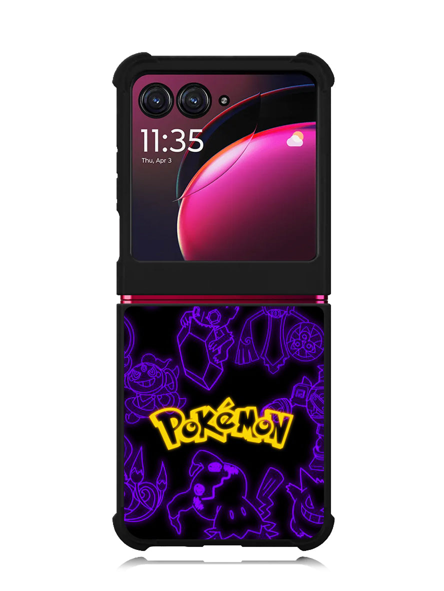 Pokemon light neon Motorola Moto Razr Plus 2023 , Moto Razr+ 2023 Case OV11003