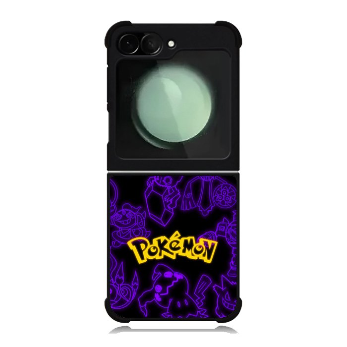 Pokemon light neon Samsung Galaxy Z Flip 6 5G 2024 Case OV11003