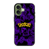 Pokemon light neon iPhone 17 Case QC11003