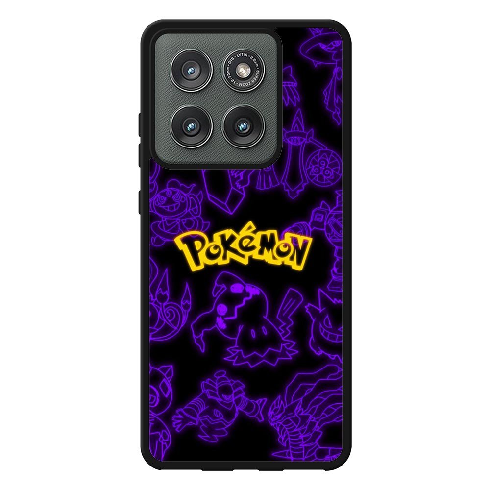 Pokemon light neon Motorola Moto Edge 2025 Case QC11003