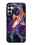 Fish and cat japanese Samsung Galaxy A15 5G Case OV10855