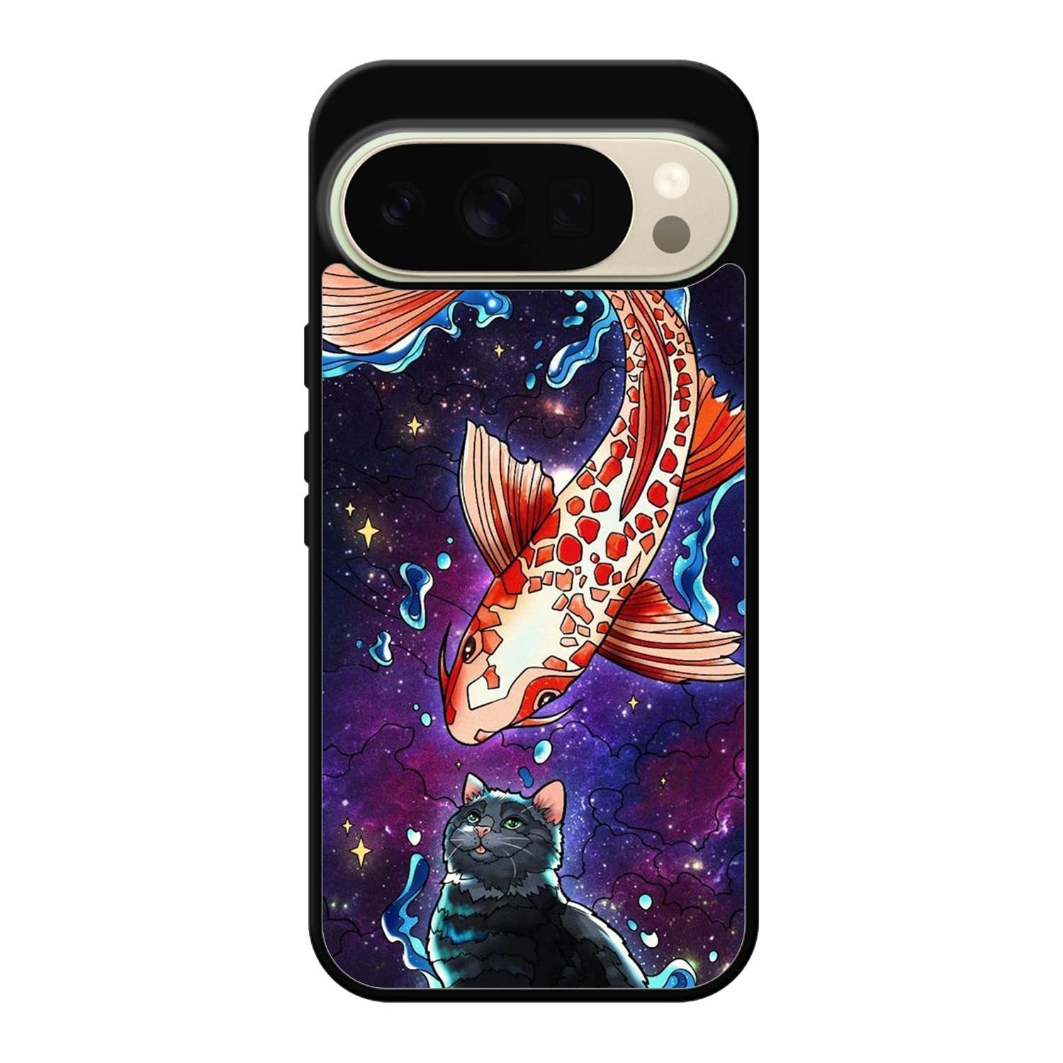 Fish and cat japanese Google Pixel 10 Pro Case OV10855