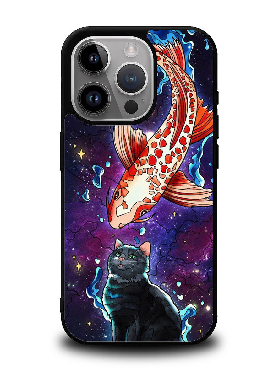 Fish and cat japanese iPhone 16 Pro Case OV10855