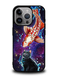 Fish and cat japanese iPhone 14 Pro Max Case QC10855