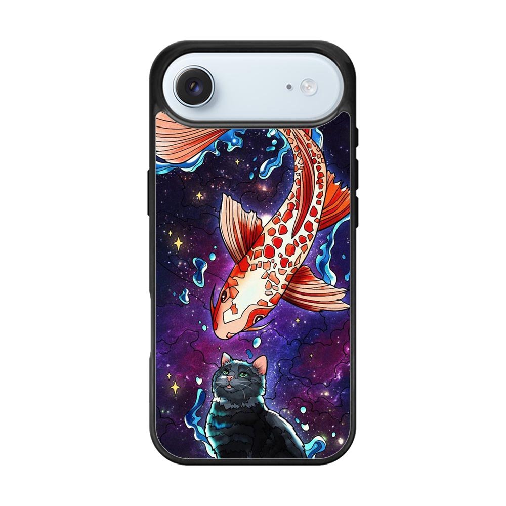 Fish and cat japanese iPhone Air Case OV10855