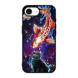 Fish and cat japanese iPhone 17e Case OV10855