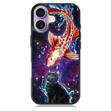 Fish and cat japanese iPhone 17 Case OV10855