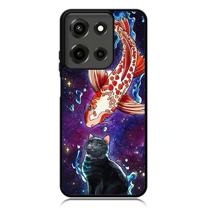 Fish and cat japanese Motorola Moto G 5G 2025 Case OV10855