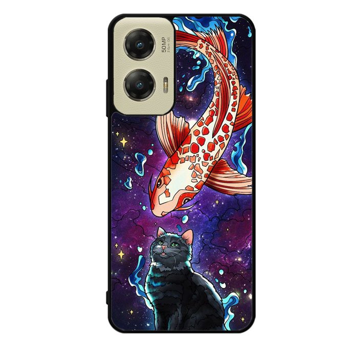 Fish and cat japanese Motorola Moto G Stylus 5G 2024 Case OV10855
