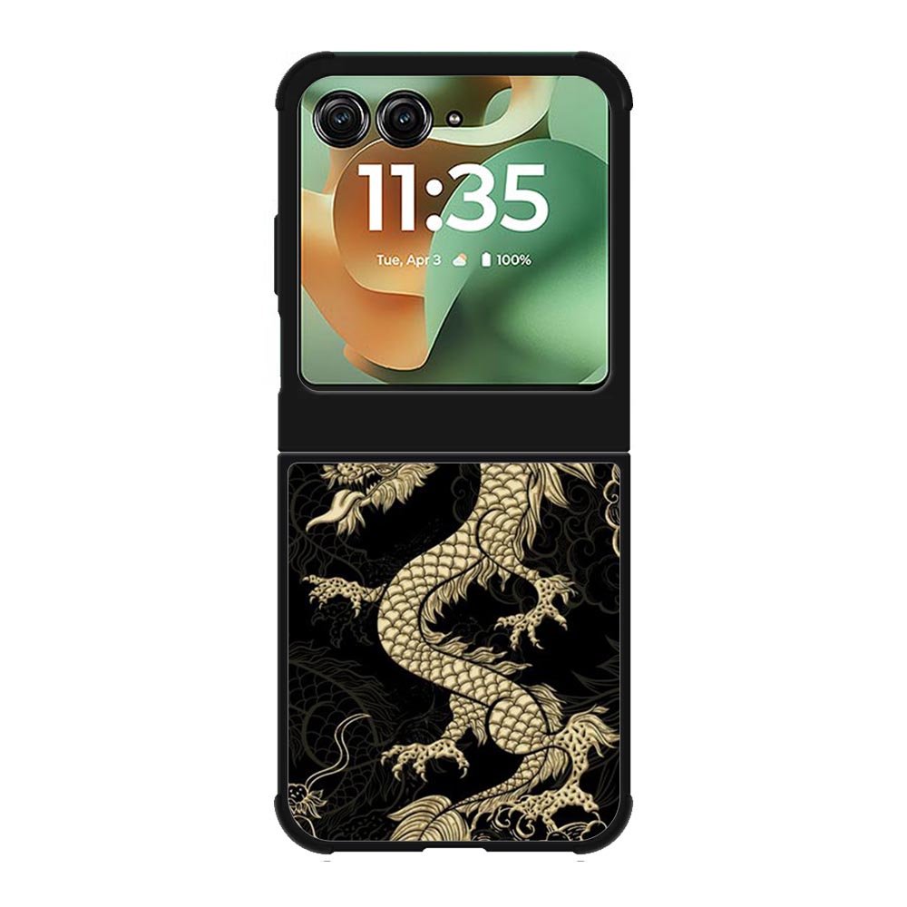 Dragon gold Motorola Moto RAZR 2025 Case OV10932