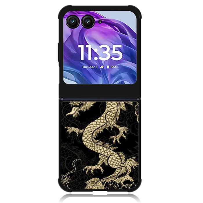Dragon gold Motorola Moto Razr Plus 2024 , Moto Razr+ 2024 Case OV10932