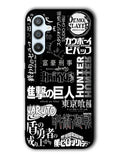 anime pattern Samsung Galaxy A54 5G Case OV10899