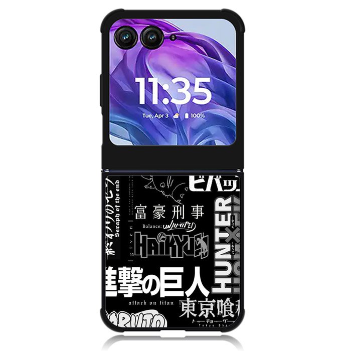 anime pattern Motorola Moto Razr Plus 2024 , Moto Razr+ 2024 Case OV10899