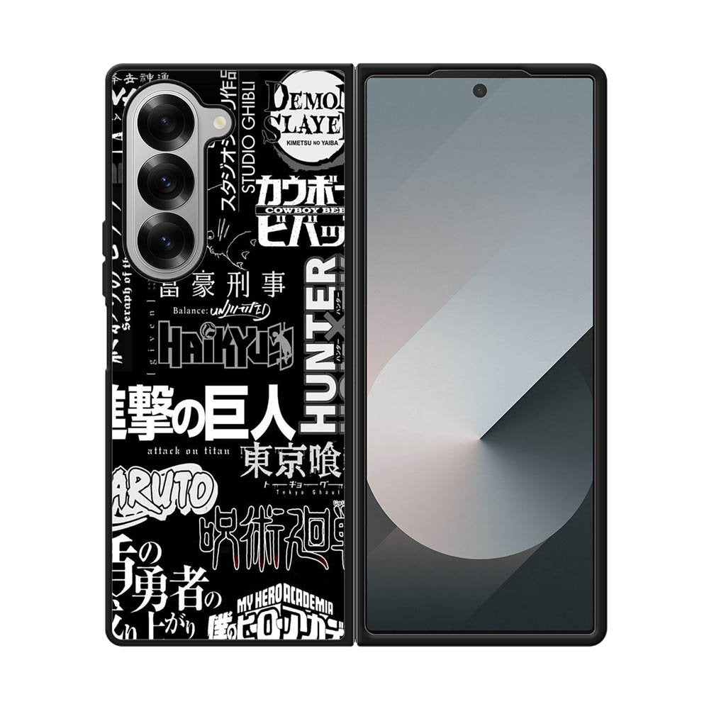 anime pattern Samsung Galaxy Z Fold 7 5G Case QC10899
