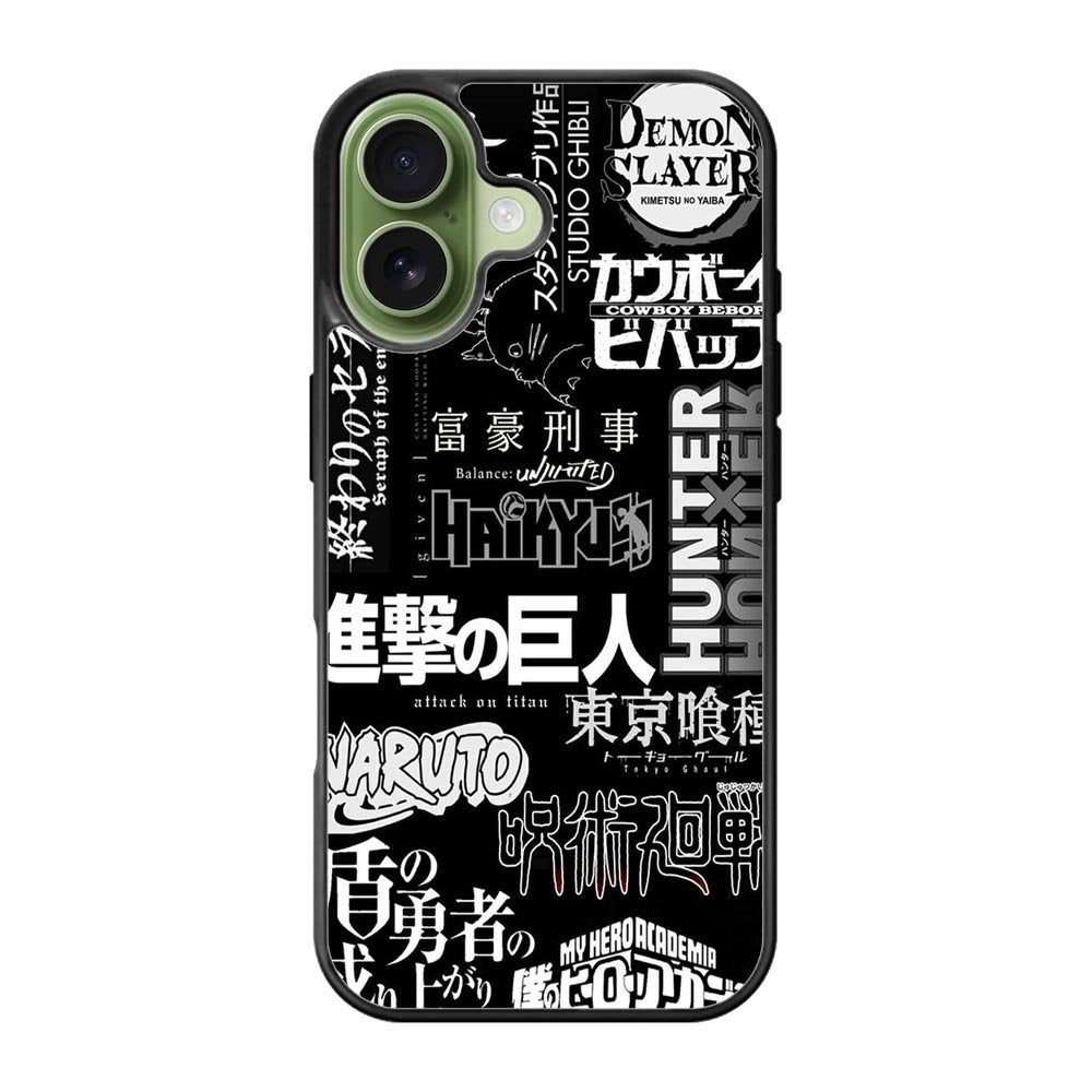 anime pattern iPhone 17 Case QC10899