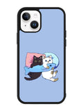 Twin cats iPhone 14 Plus Case QC10462