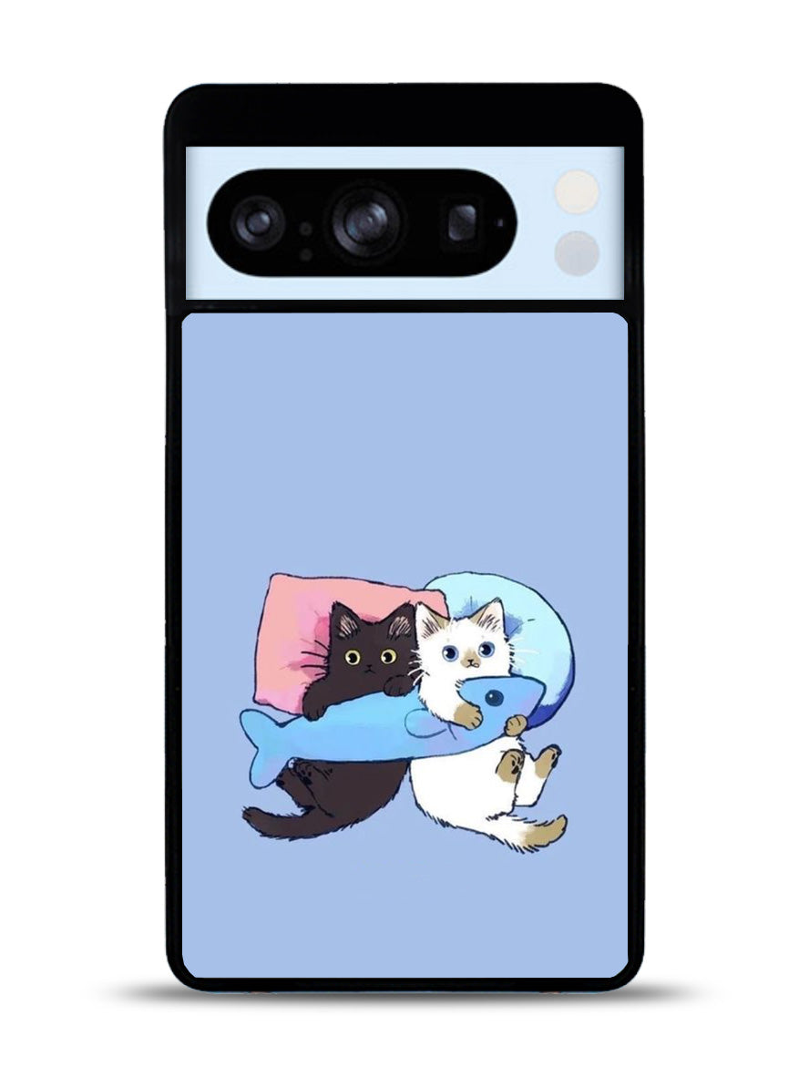 Twin cats Google Pixel 8 Pro Case QC10462