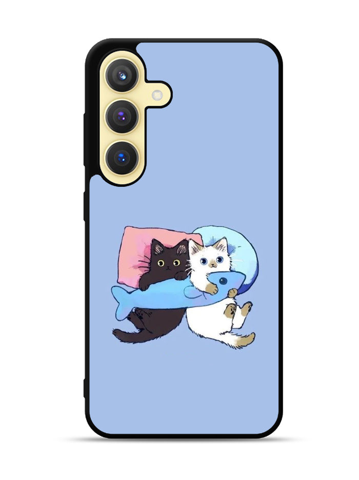Twin cats Samsung Galaxy S25 Plus 5G , Samsung Galaxy S25+ 5G Case OV10462