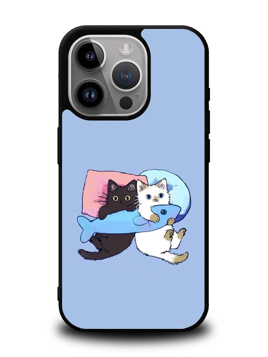 Twin cats iPhone 16 Pro Max Case QC10462