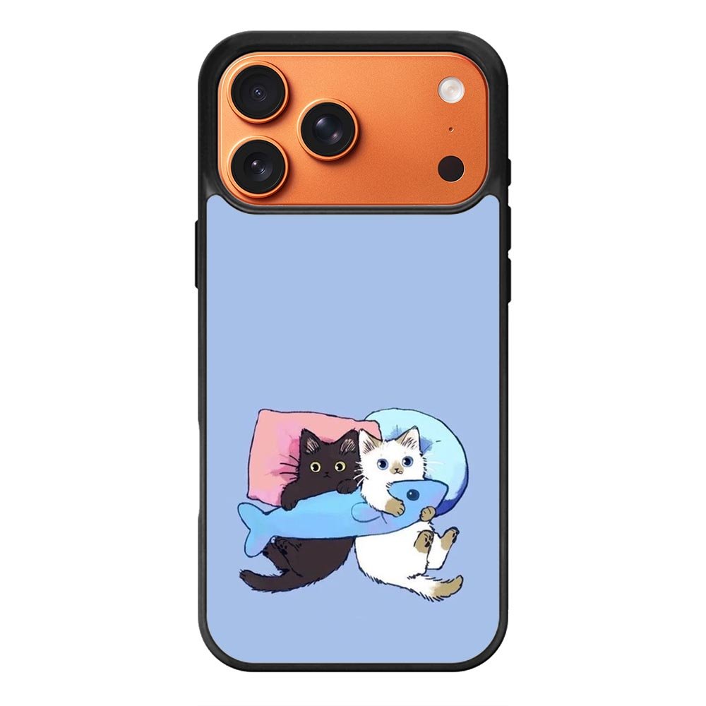 Twin cats iPhone 17 Pro Max Case QC10462