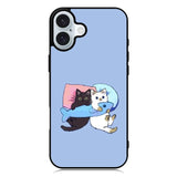 Twin cats iPhone 16 Case QC10462