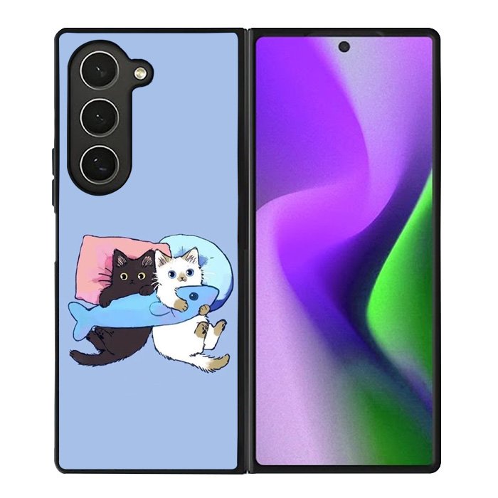 Twin cats Samsung Galaxy Z Fold 6 5G 2024 Case OV10462