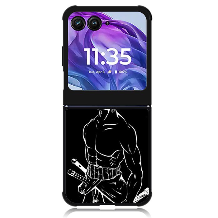 Zoro one piece Motorola Moto Razr Plus 2024 , Moto Razr+ 2024 Case OV10471