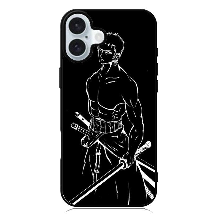 Zoro one piece iPhone 16 Plus Case QC10471