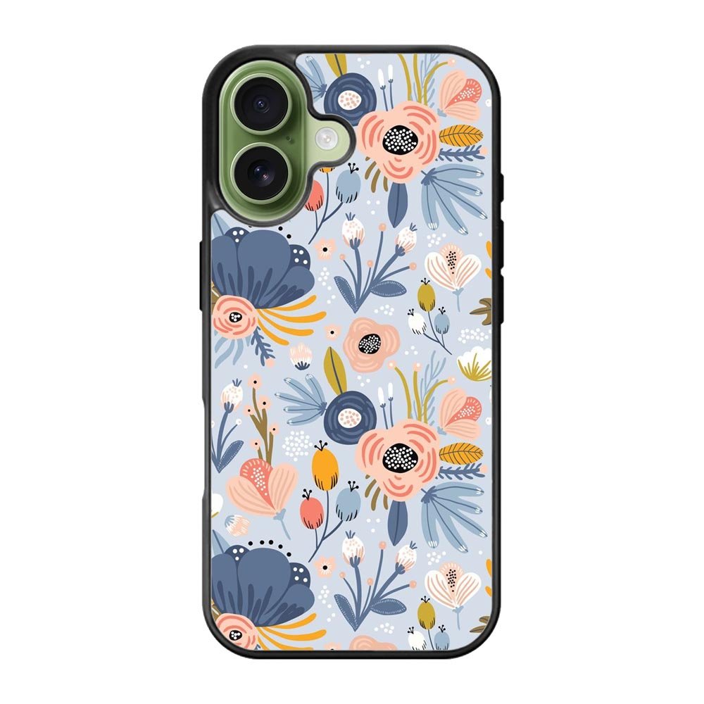 Flower blue iPhone 17 Case OV10570